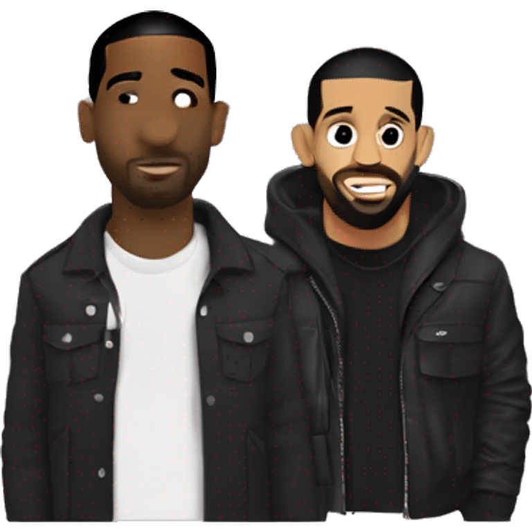 Travis scott with drake emoji