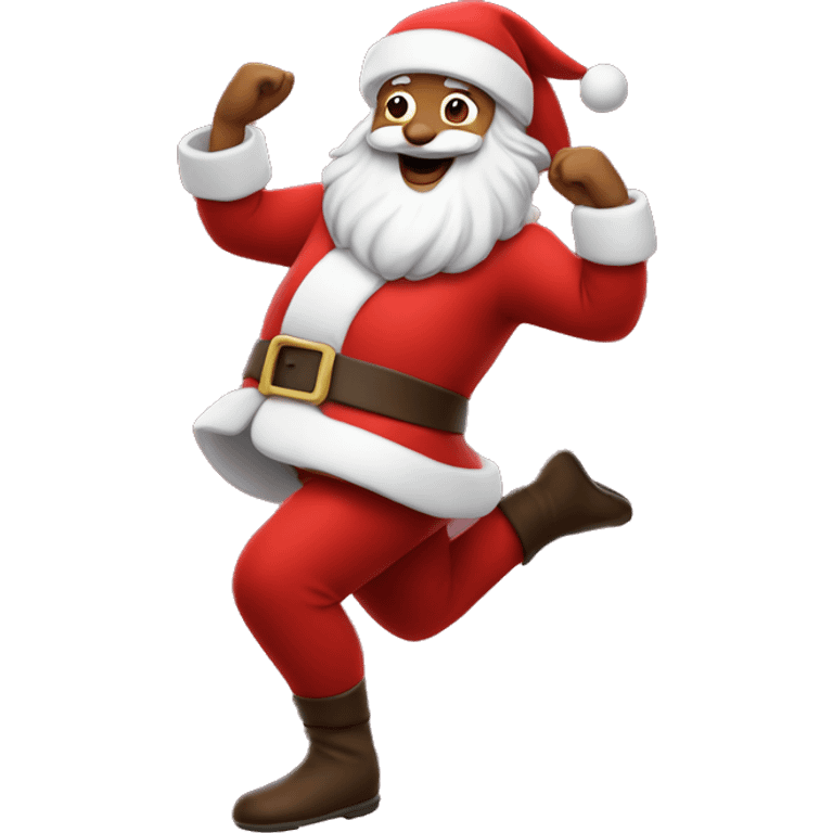 Dancing Santa  emoji