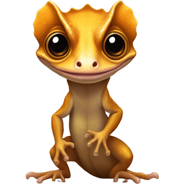 Crested geko emoji