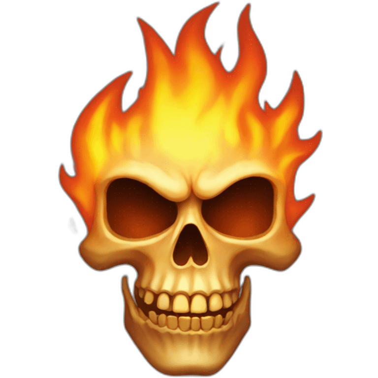 Fire Skull emoji