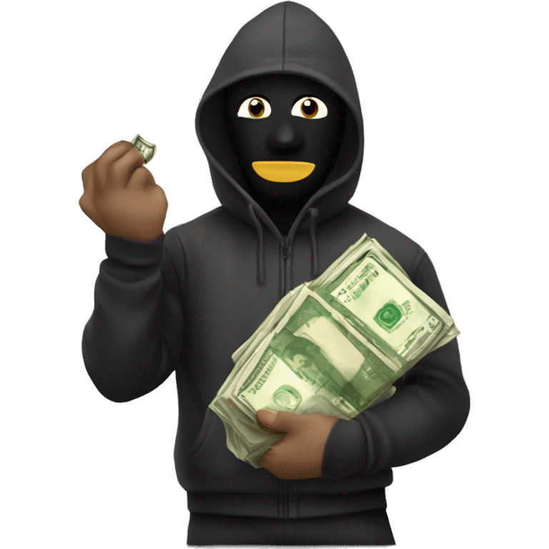 Robber with money bag emoji  emoji