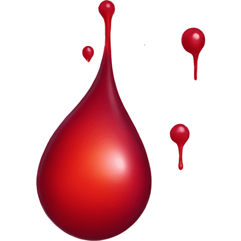 Blood drop emoji