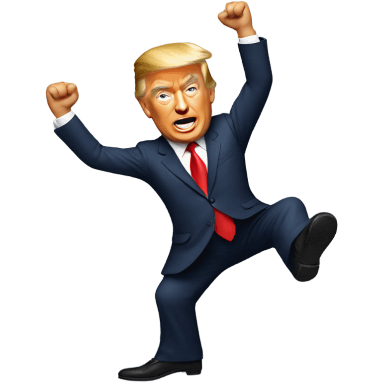 Donald trump dancing emoji