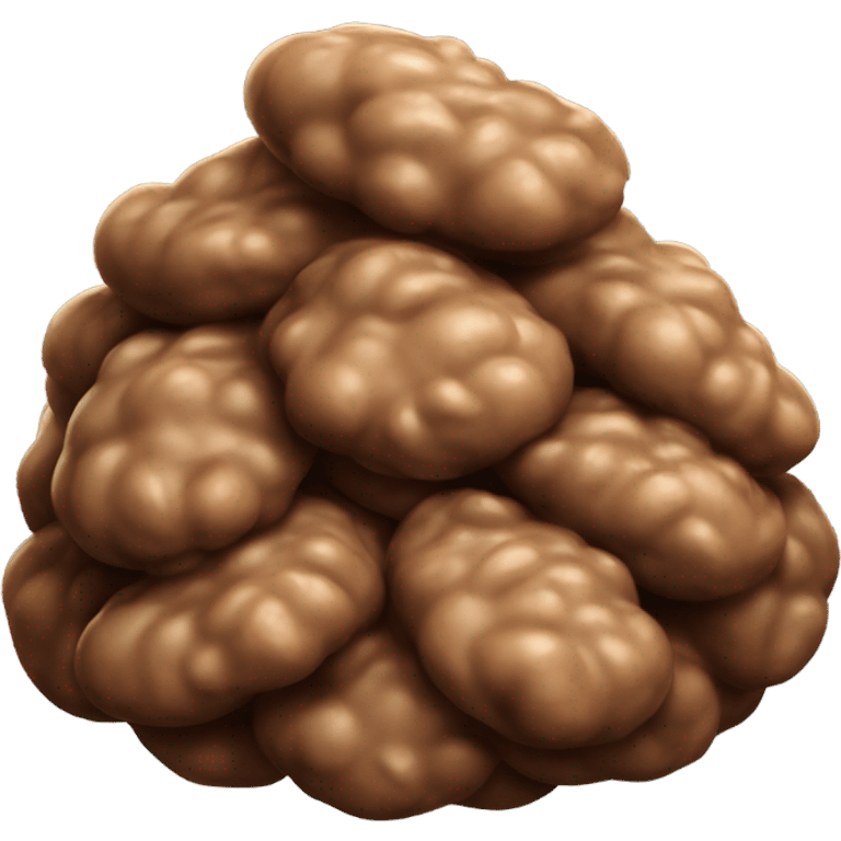 Pile of fake poo emoji