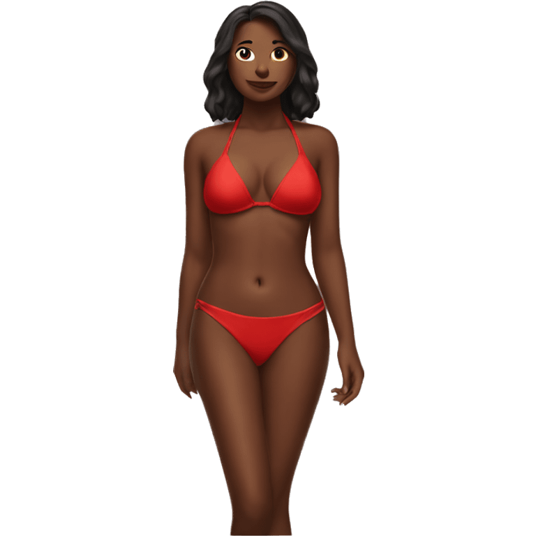 Red bikini emoji