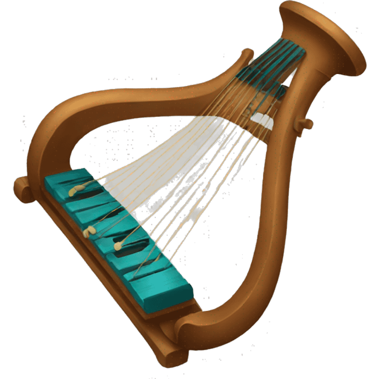 instrument lyre emoji