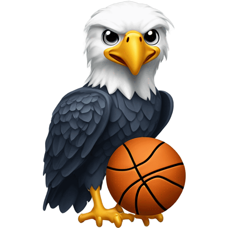 Bald Eagle Basketball emoji