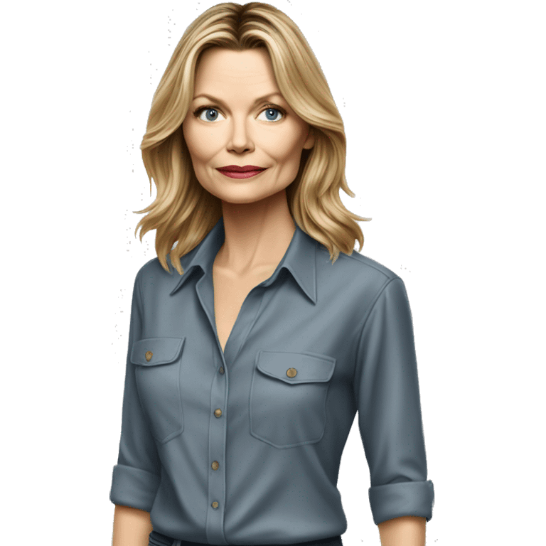 michelle pfeiffer wearing shirt emoji