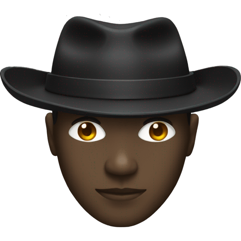 black hat hacker emoji