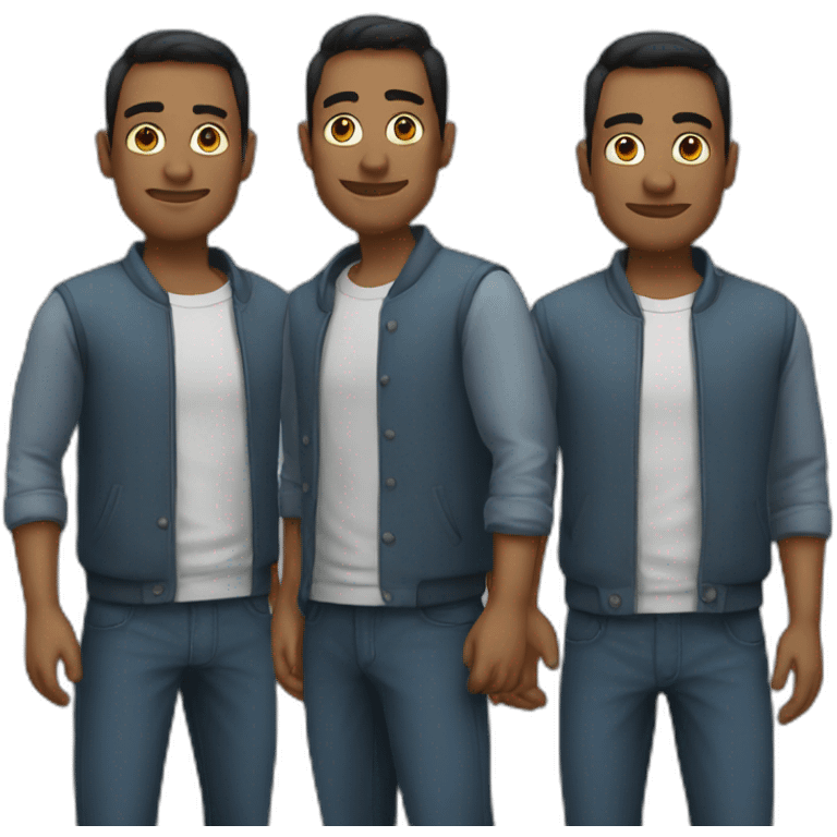 4 men emoji