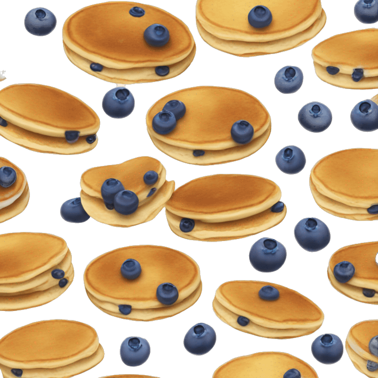 pancakes with blueberries  emoji