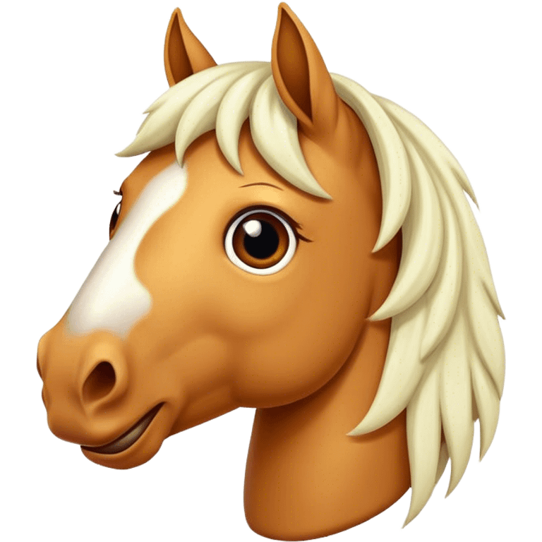 Funny horse emoji