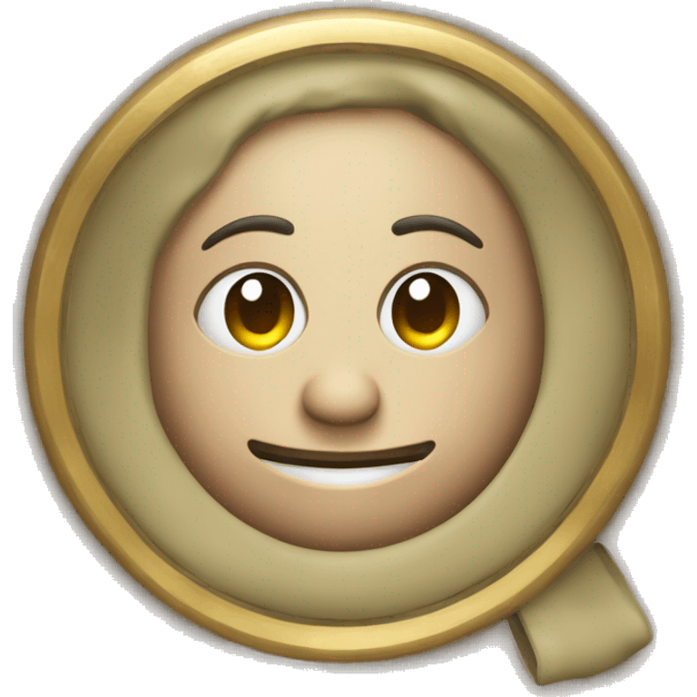 un ladro con un sacco di soldi in mano emoji