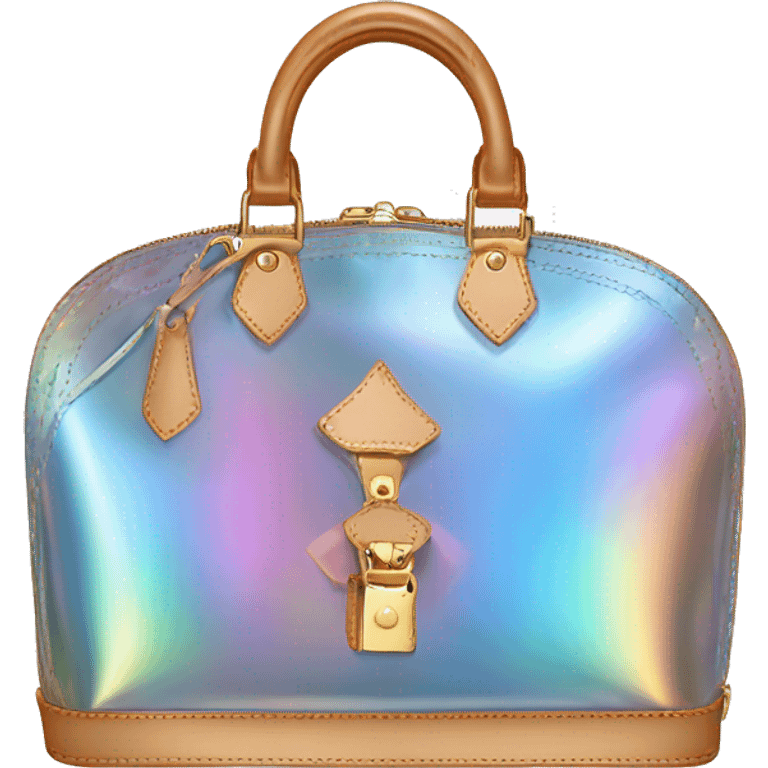 Iridescent Louis Vuitton bag emoji