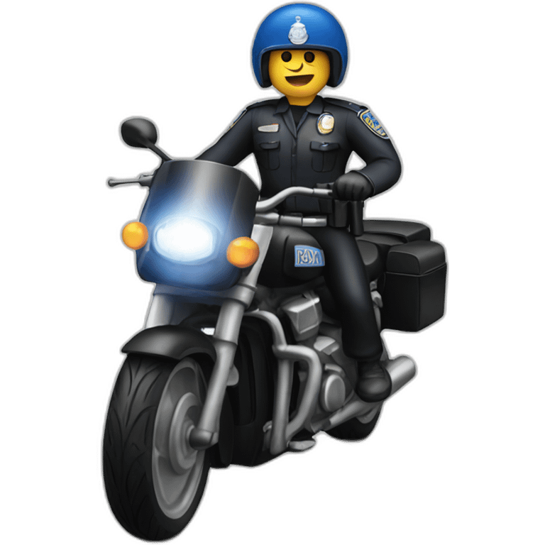 Police Motorcycle emoji