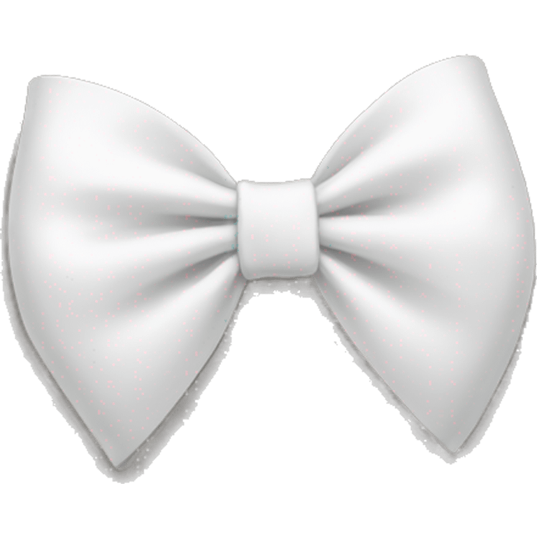 white bow emoji