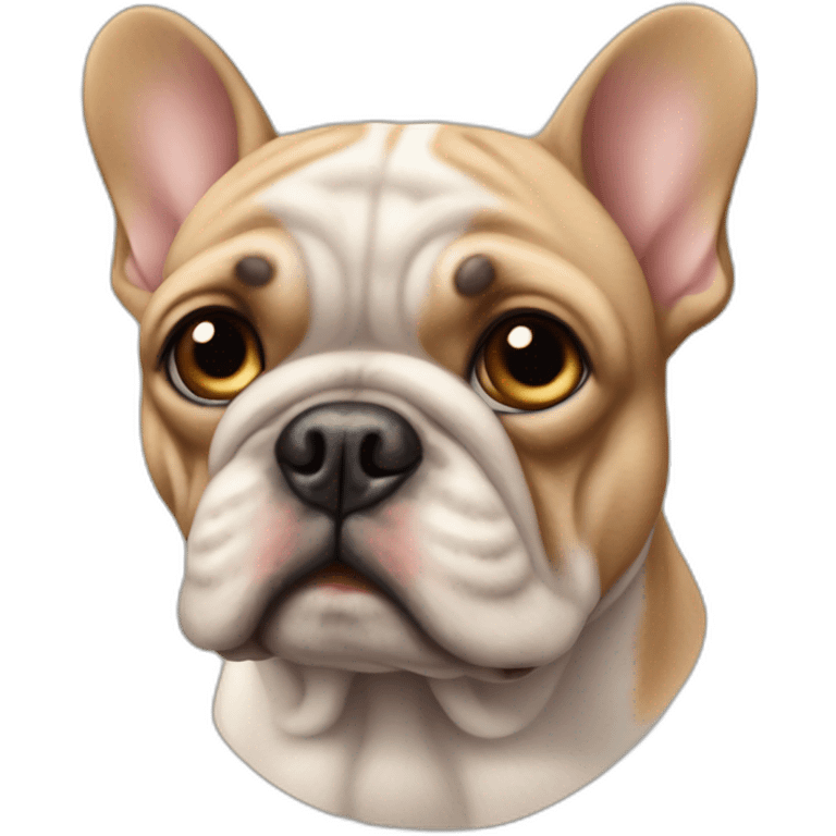 Bouledogue français bringé emoji