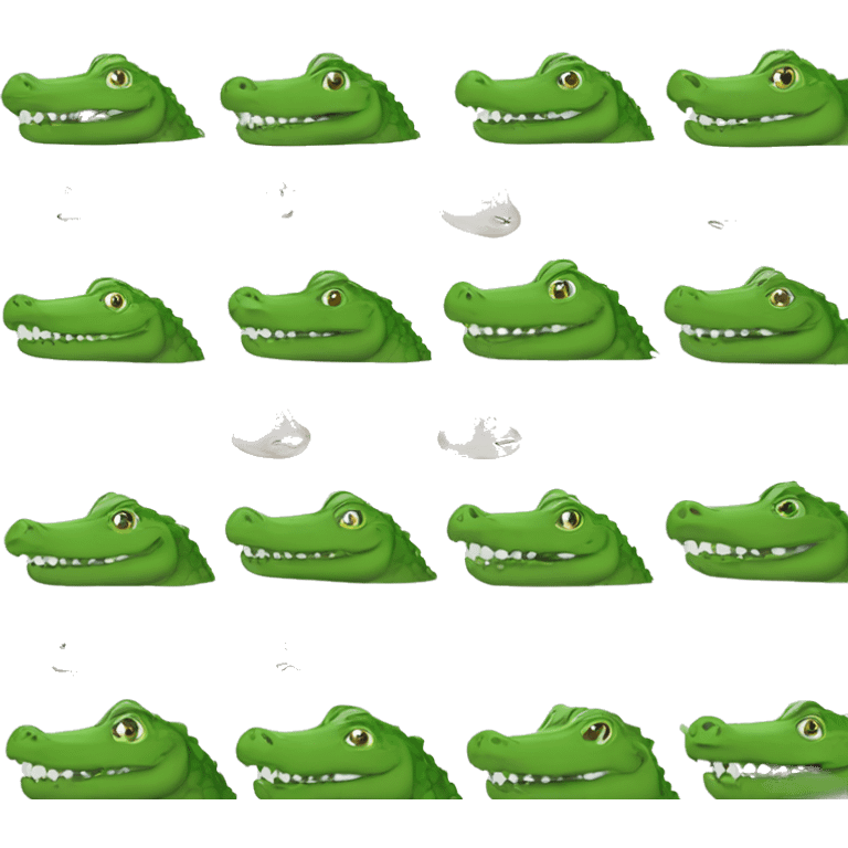 Teacher crocodile, backrounds Chart emoji