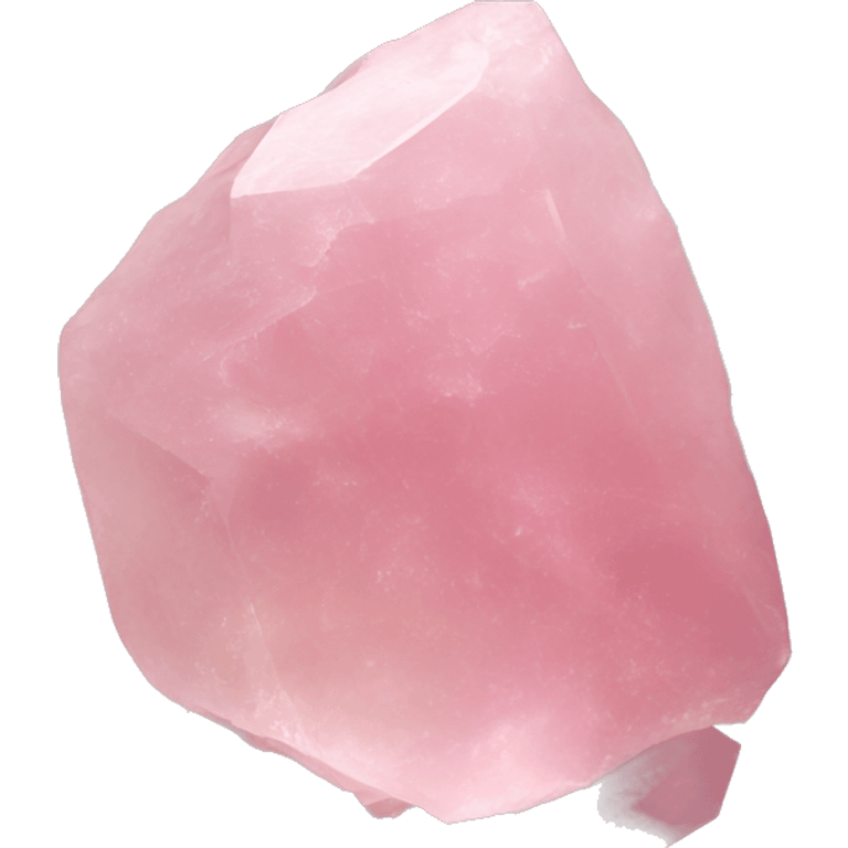 Rose quartz crystal cluster  emoji