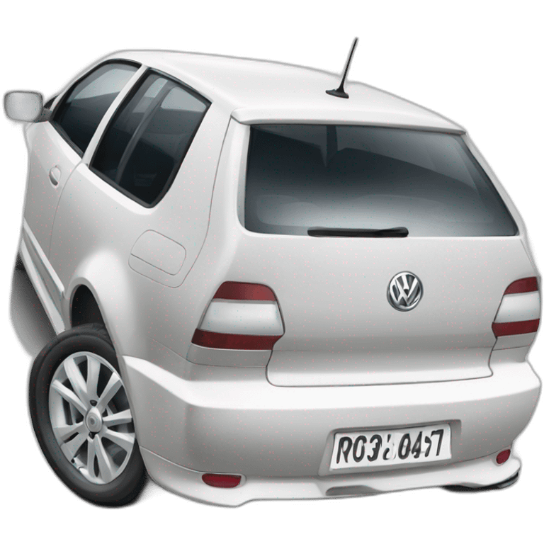 white volkswagen golf mk4 emoji