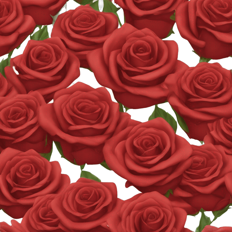 A bouquet of red roses ￼ emoji