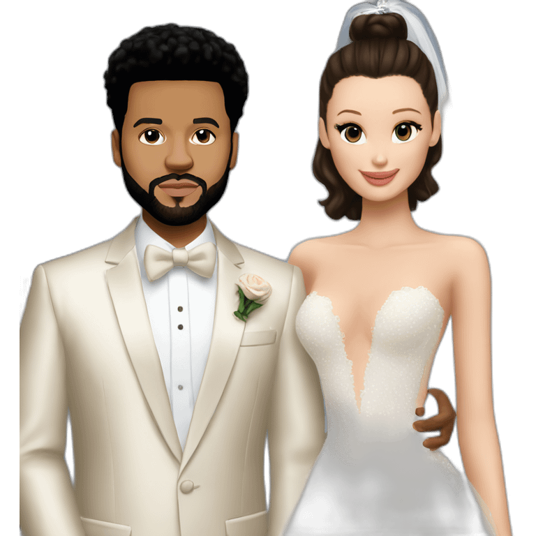 the weeknd marrying bella hadid emoji