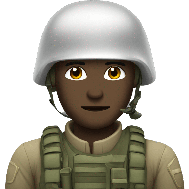 man with spetnaz helmet emoji