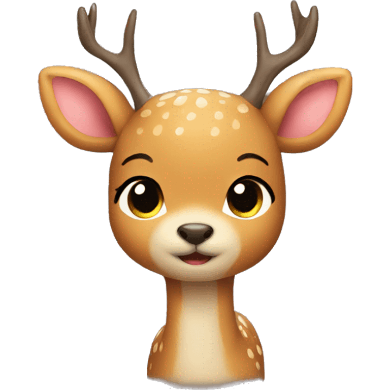 Cute rain deer emoji