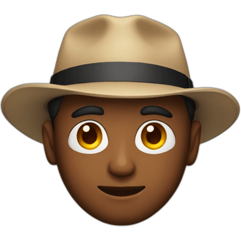 man with red fedora emoji