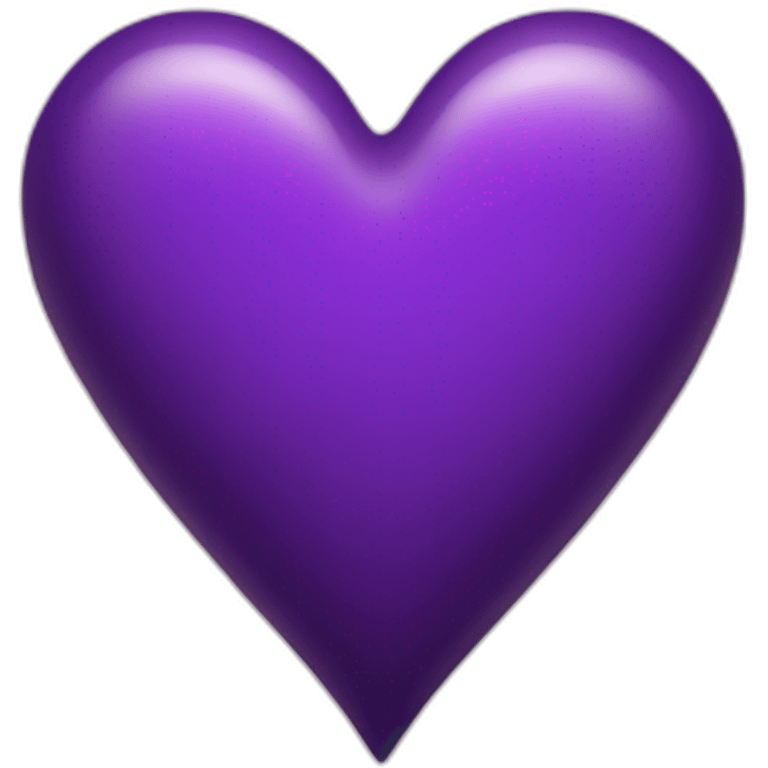 A huge purple heart  emoji