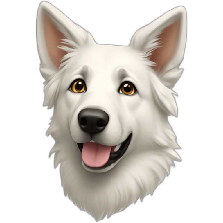 White shepherd emoji