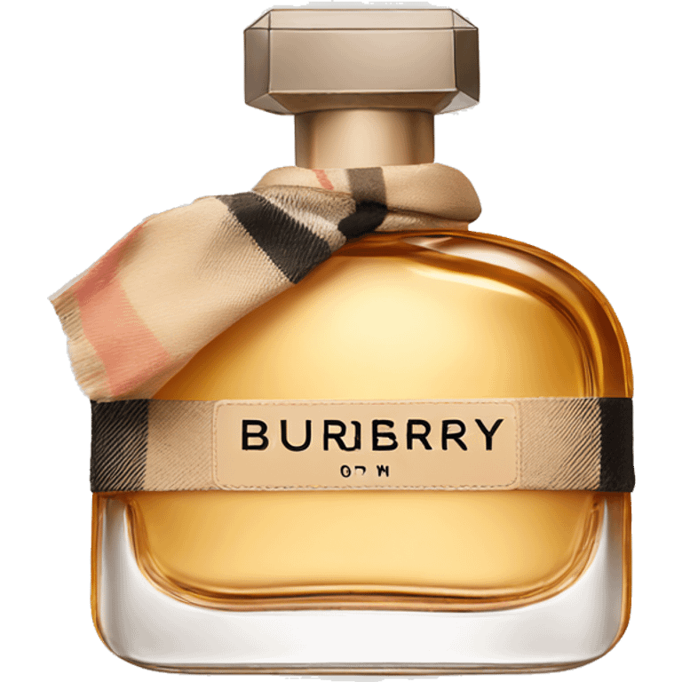 Burberry perfume emoji