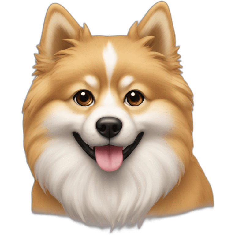 Spitz nain  emoji