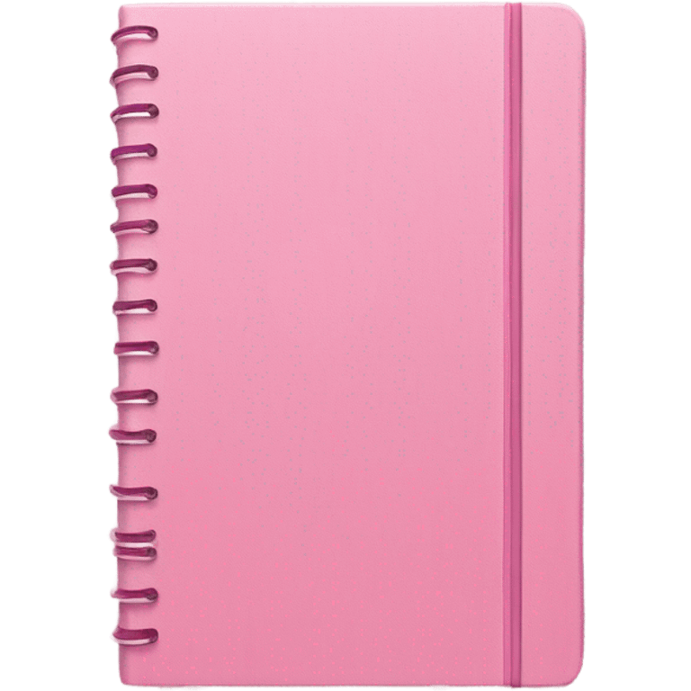 Pink notebook emoji