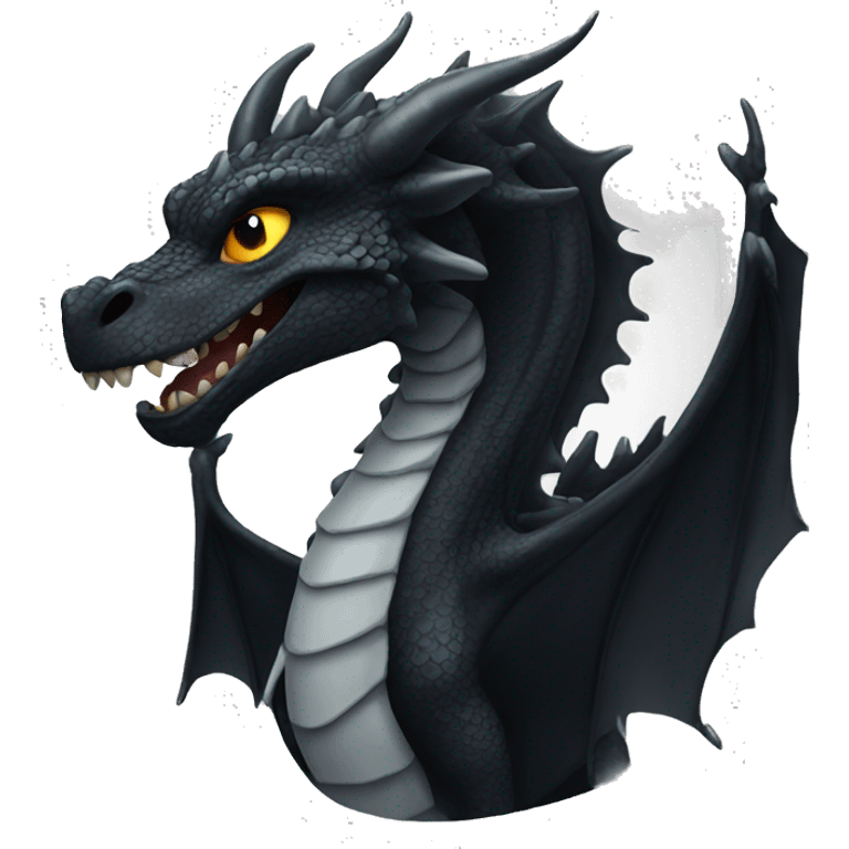 Black dragon emoji