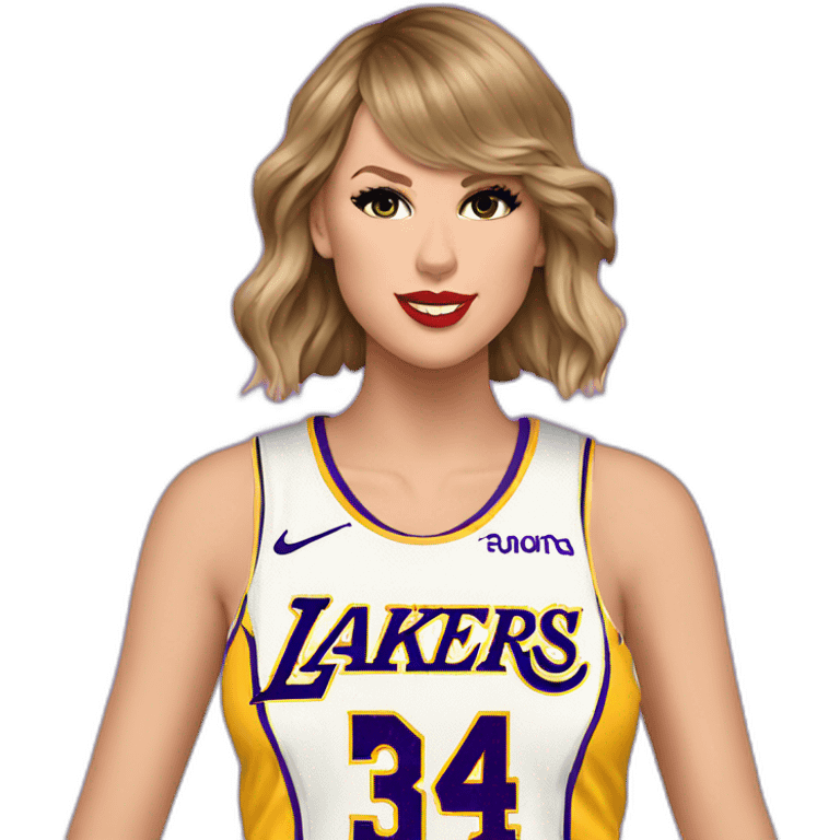 Taylor-Swift-Playing-For-Lakers emoji