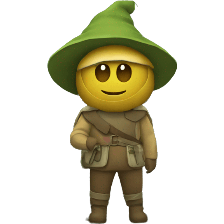 Tarzen in forest emoji