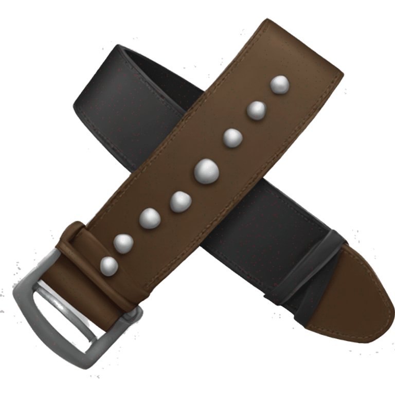 A belt  emoji