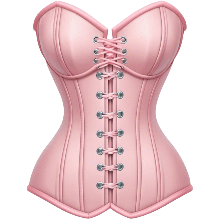 Pastel pink corset  emoji