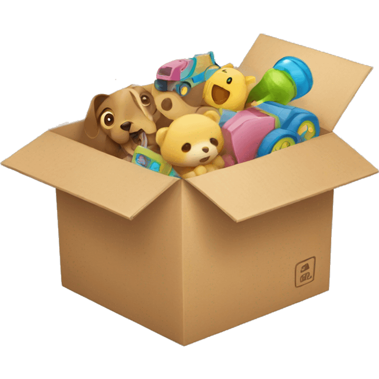 box full of toys emoji