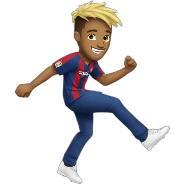 Neymar dancing the salsa emoji