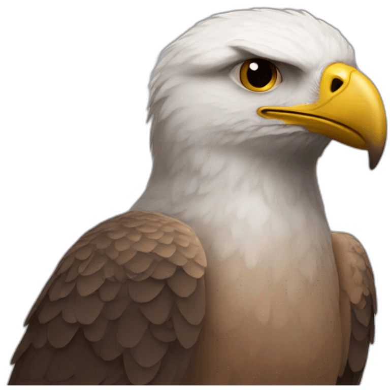 cute buzzard emoji