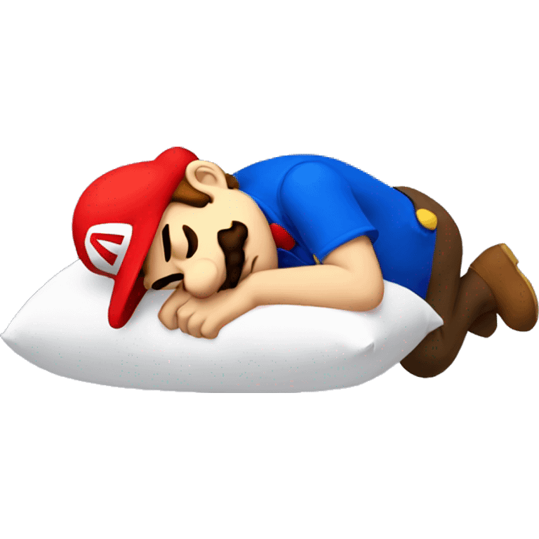 Sleeping Mario emoji