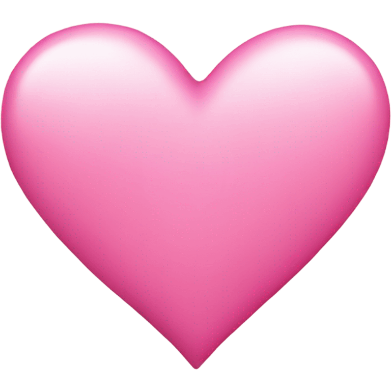 Pink hart emoji