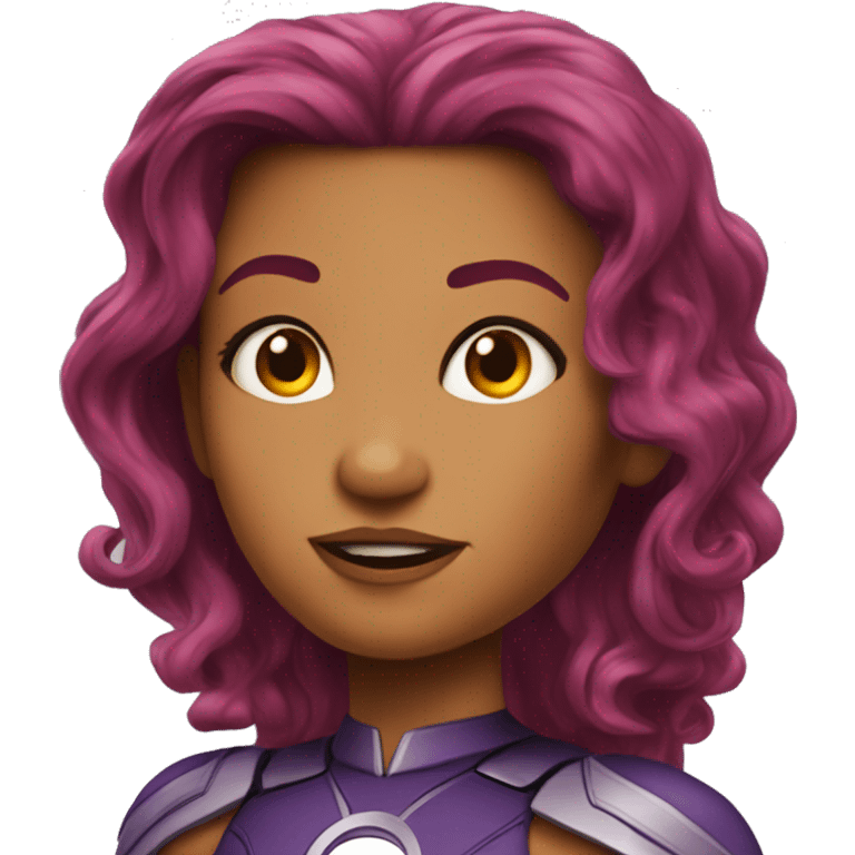 dc comics starfire emoji