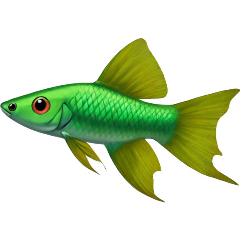 green swordtail emoji