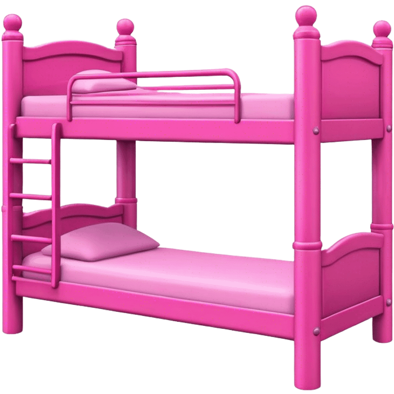 Pink big bunk bed emoji