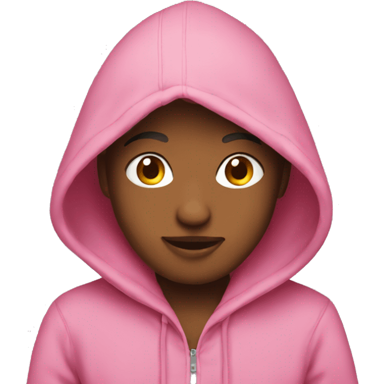 Pink hoodie emoji