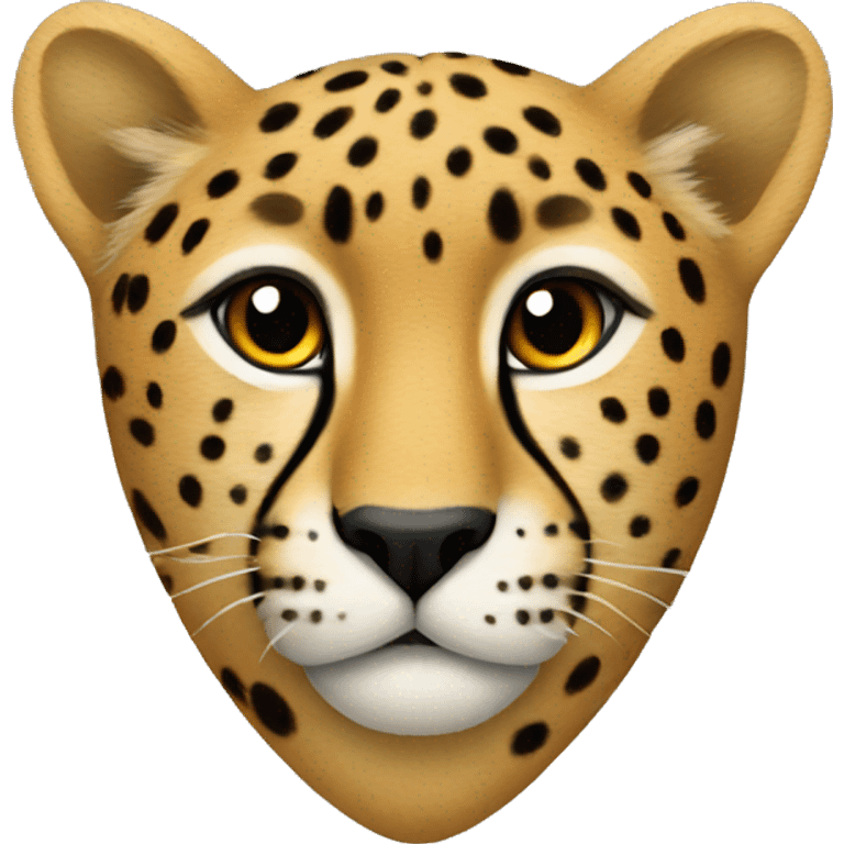 cheetah heart emoji