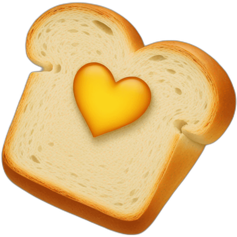 Bread heart emoji